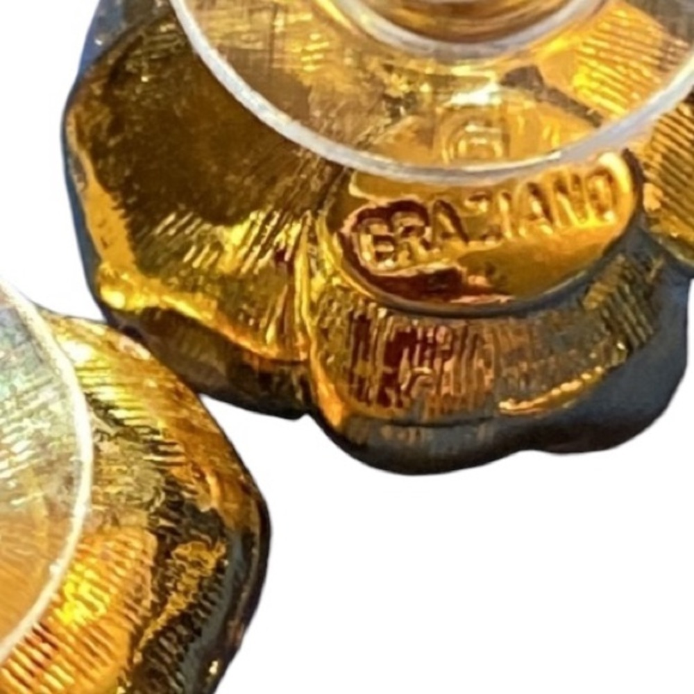 NWT vintage 1997 RJ Graziano England’s Rose Diana brooch & pierced earring set - Picture 10 of 14